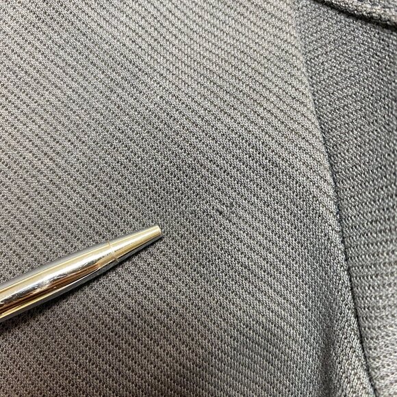 Zara Shacket Men's M Gray Long Sleeve Thick Retro Button Up Shirt Jacket - Picture 10 of 12